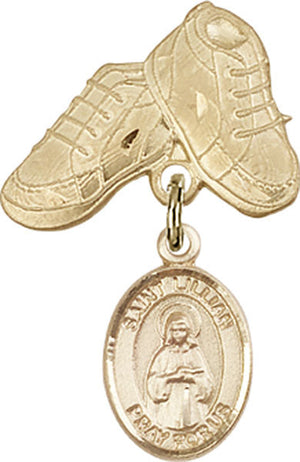 St. Lillian Charm and Baby Boots Pin