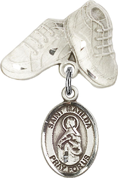 St. Matilda Charm and Baby Boots Pin