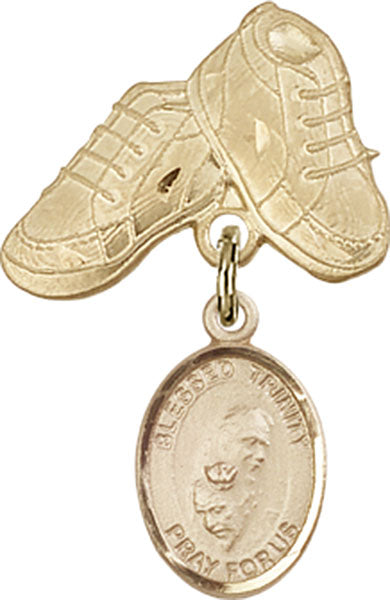 Blessed Trinity Charm and Baby Boots Pin
