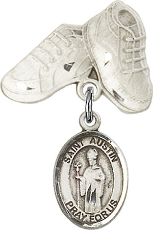 St. Austin Charm and Baby Boots Pin