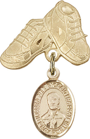 Blessed Pier Giorgio Frassati Charm and Baby Boots Pin