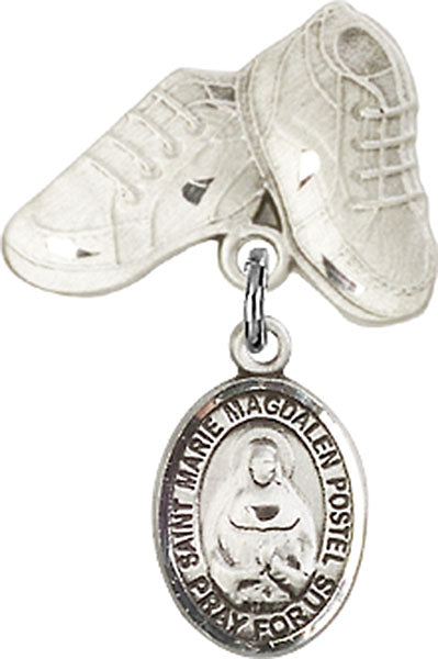 Marie Magdalen Postel Charm and Baby Boots Pin