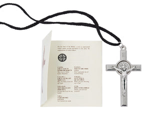 St. Benedict Crucifix on Cord with Booklet