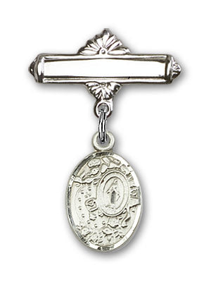 Miraculous Charm and Polished Engravable Badge Pin