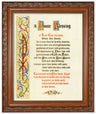 A House Blessing Prayer 8x10 Framed Print Under Glass