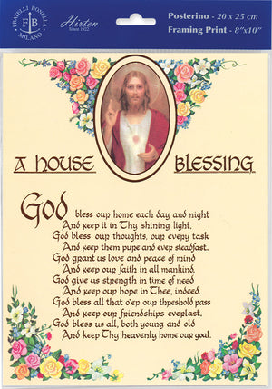 A House Blessing Print - Sold in 3 Per Pack