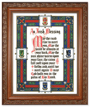 An Irish Blessing 8x10 Framed Print Under Glass