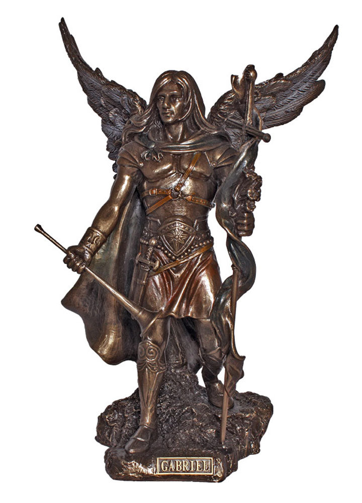 Archangel Gabriel Statue, 9 Inches | Catholic Home Decor