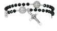 Black Crystal Twist St. Benedict Rosary