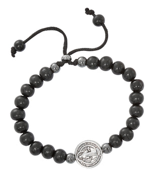 Men's Black Wood St. Benedict Bracelet
