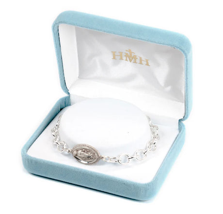 Bracelet - Sterling Silver with Miraculous Charm