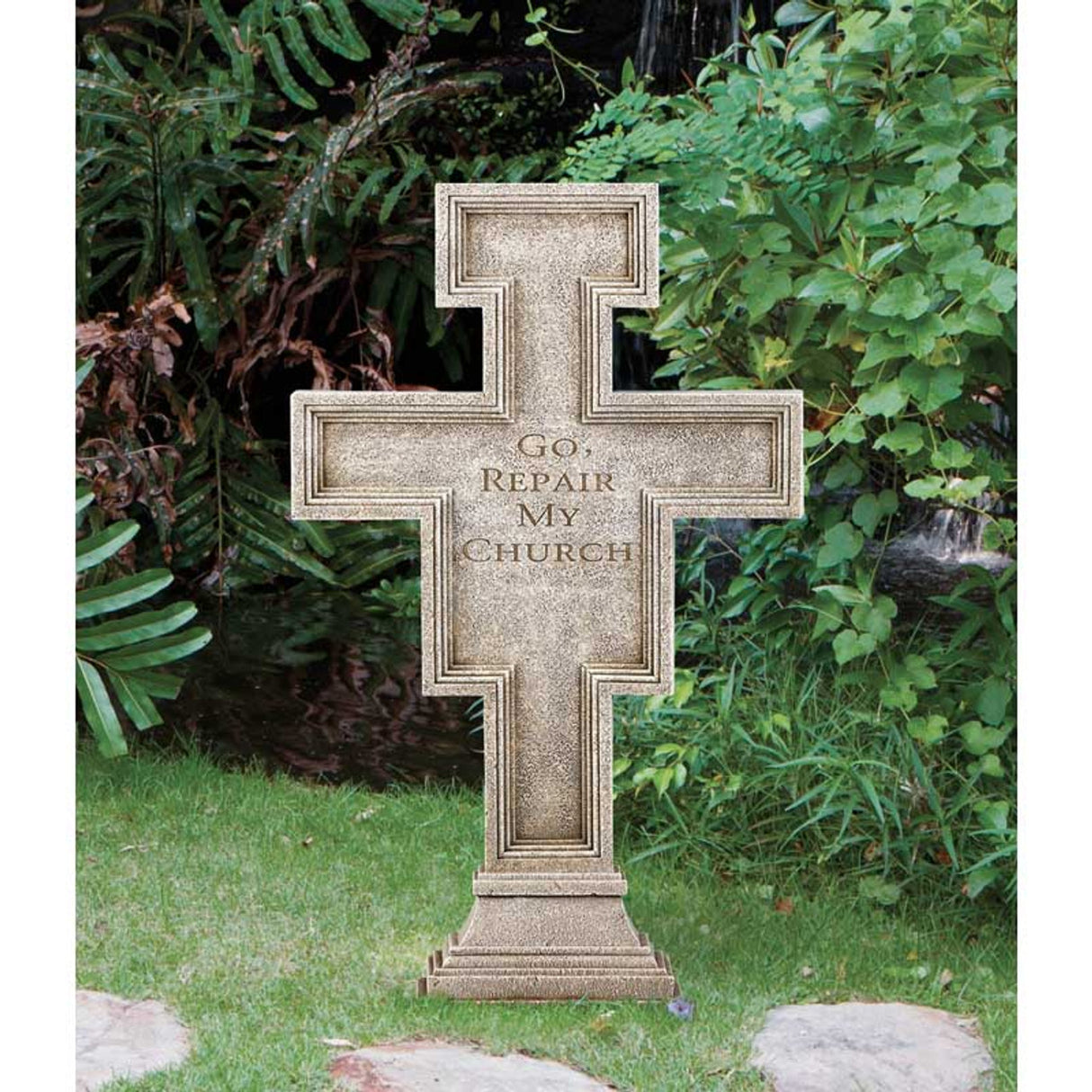 San Damiano Garden Crucifix 23.5" High