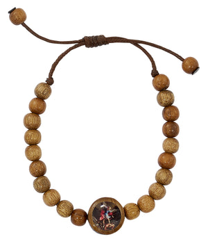 St. Michael Two-Decade Rosary Bracelet