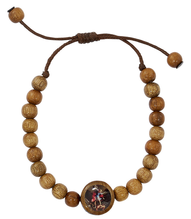 St. Michael Two-Decade Rosary Bracelet