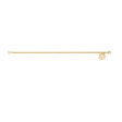 Gold Tone Rope Bracelet with Holy Spirit Medal