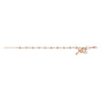 Crystal Rondelle Rosary Bracelet