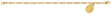 Gold Tone Figaro Chain Guadalupe Bracelet