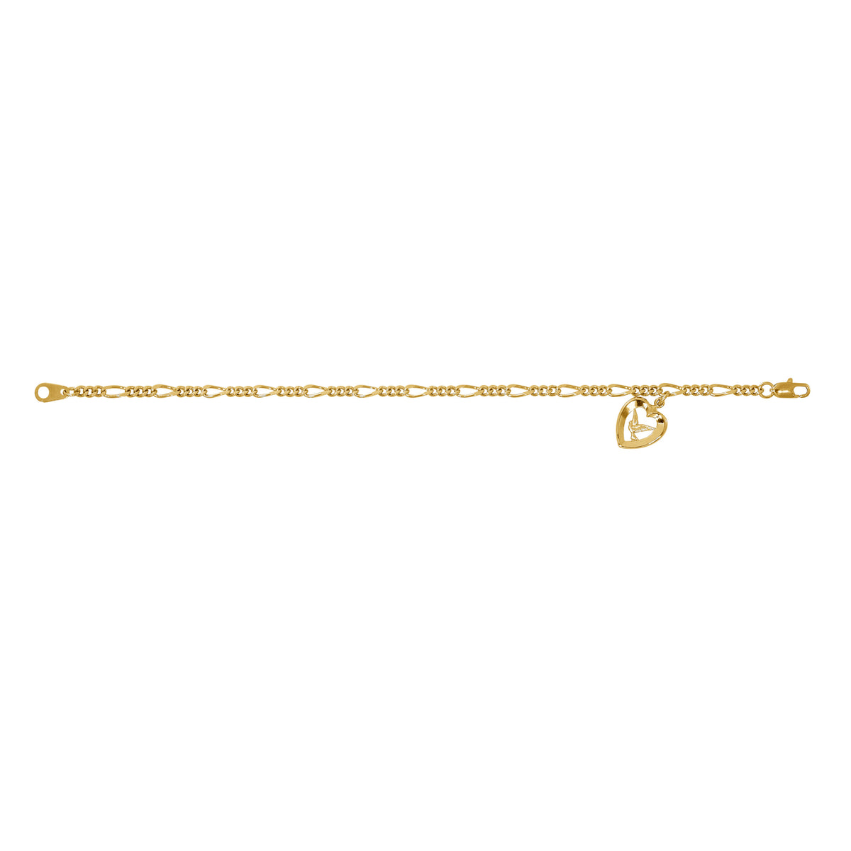 Figaro Chain Holy Spirit Bracelet