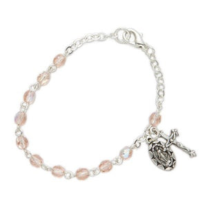Baby Birthstone Rosary Bracelets