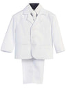 5 Piece White Suit for Boys