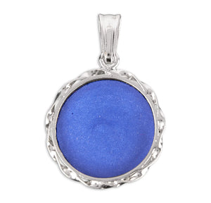 Blessed Virgin Mary Cameo Necklace | Capodimonte Porcelain | Rope Twist Frame | Made in Italy