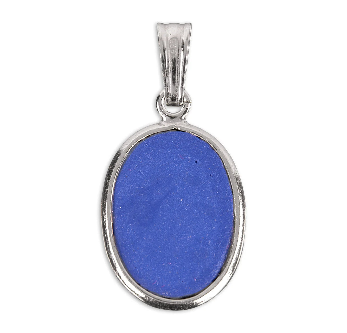 Madonna Profile Cameo Necklace | Capodimonte Porcelain | Sterling Silver | Made in Italy