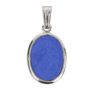Madonna Profile Cameo Necklace | Capodimonte Porcelain | Sterling Silver | Made in Italy