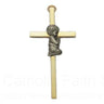 4' Brass Baptism Cross for Boy
