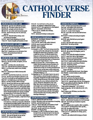 Catholic Verse Finder LARGE EDITION