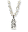 Chalice and Pearls First Communion Necklace