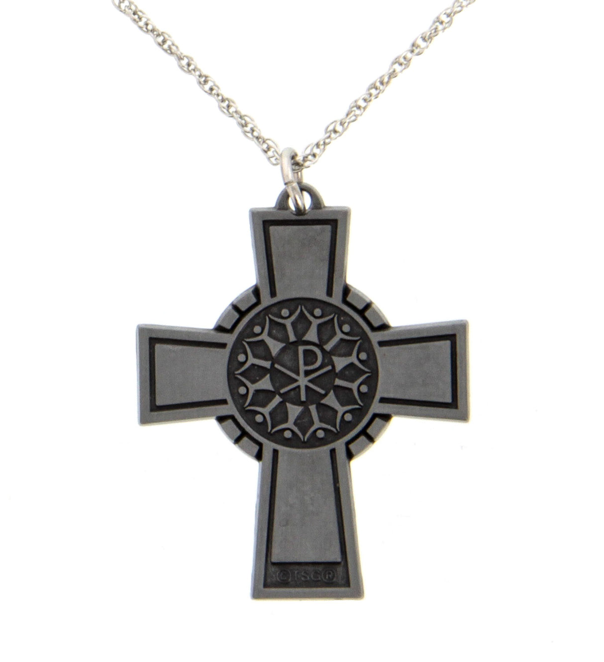 Chi Rho Cross Pendant