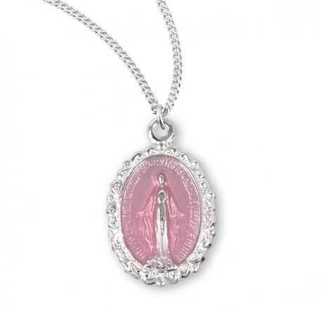 Child Size Fleur De Lis Border Miraculous Medal