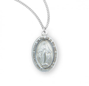 Child's Oval Miraculous Pendant