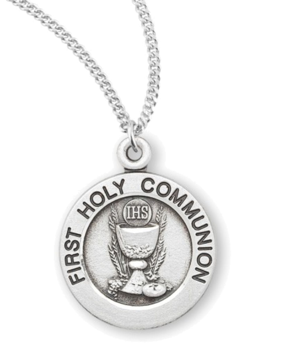 First Communion Chains Classic Round First Communion Necklace