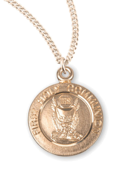 Classic Round First Communion Necklace