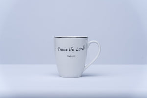 Daily Bread Scripture Coffee Mugs – Set of 4 Porcelain Mugs with Bible Verses (12 oz.)