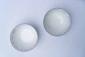 Daily Bread Scripture Pasta Bowls – Fruits of the Spirit Set A, Galatians 5:22-23 (Set of 2)