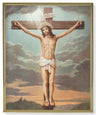 Crucifixion 8x10 Gold Trim Plaque
