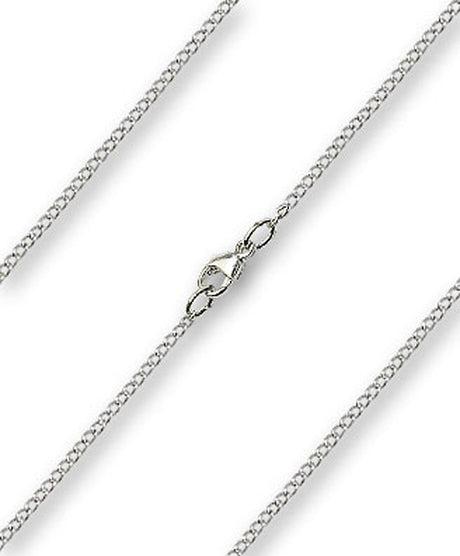 Curb Chain with Clasp Various Lengths and Metals