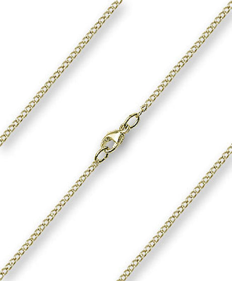 Curb Chain with Clasp Various Lengths and Metals