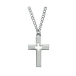 Pewter Cross Necklace for Young Men