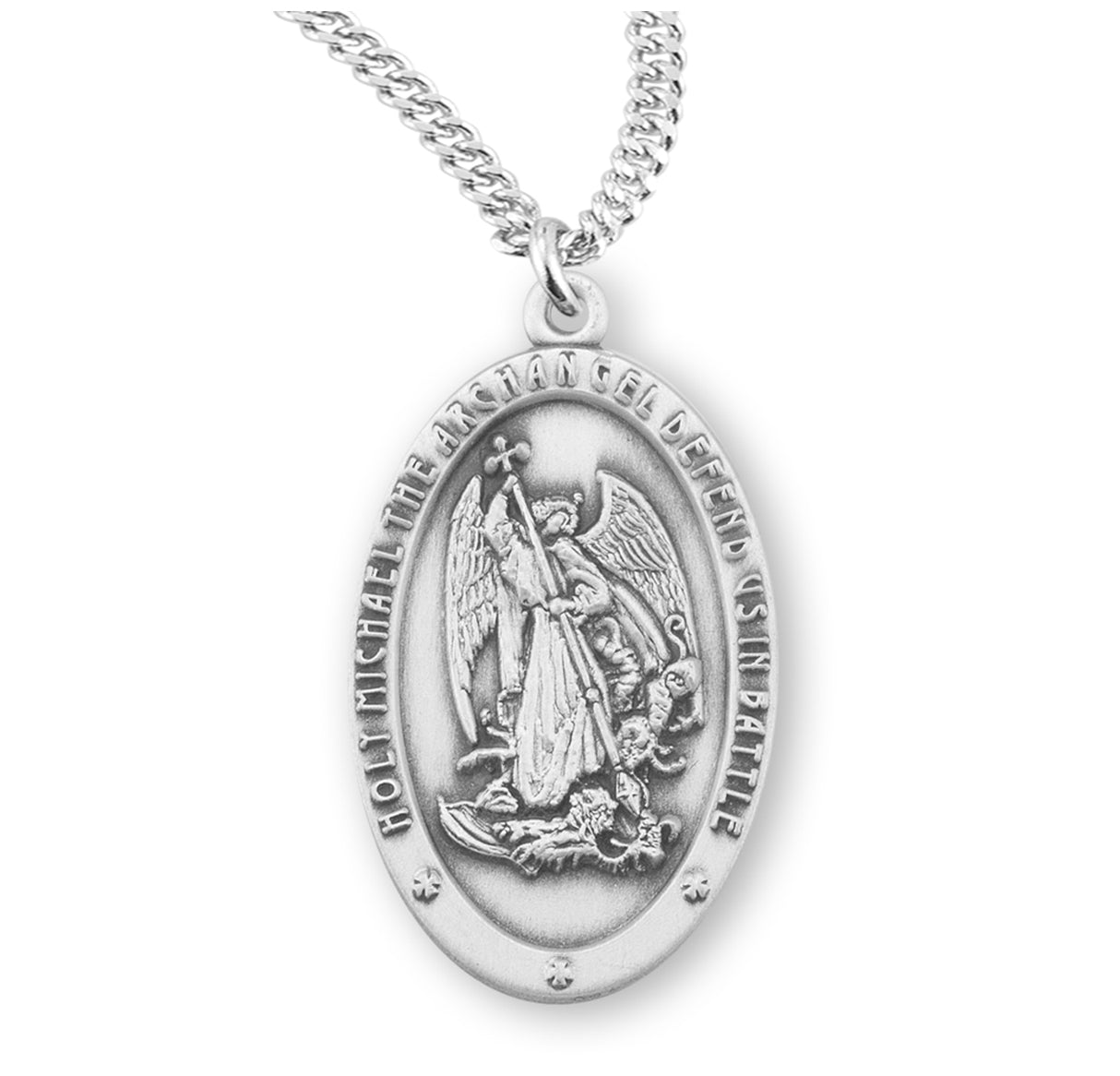 Defend Us In Battle Saint Michael Medal
