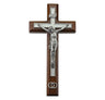 Deluxe Wedding Crucifix with Silver Rings