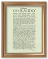 Desiderata Poem 11x14 Framed Print Artboard