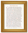Desiderata Poem 8x10 Framed Print Under Glass