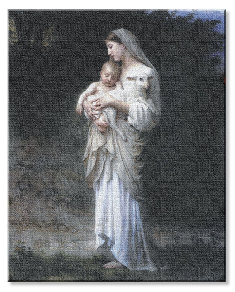 Divine Innocence 8x10 Stretched Canvas Print