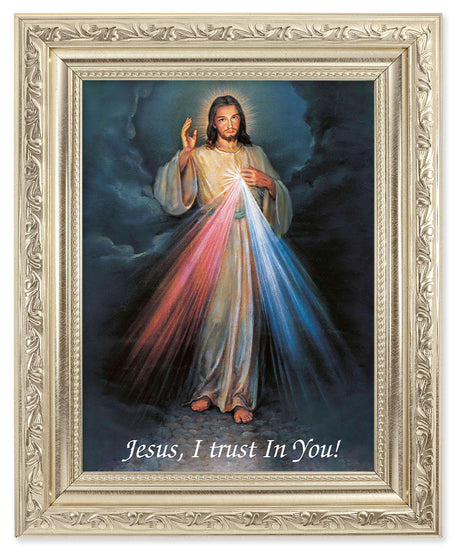 Divine Mercy 6x8 Print Under Glass
