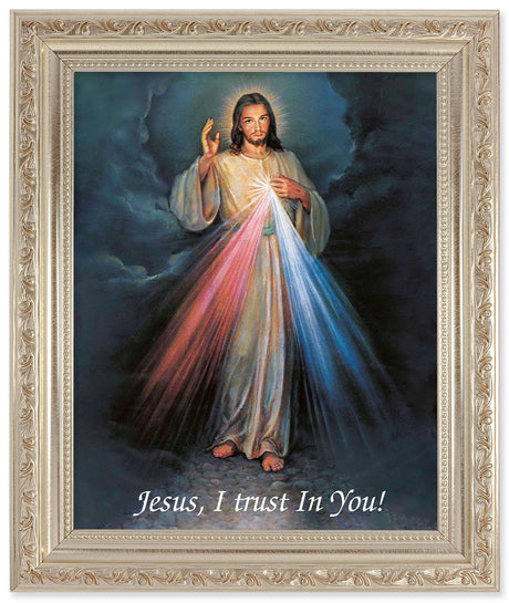 Divine Mercy 8x10 Framed Print Under Glass