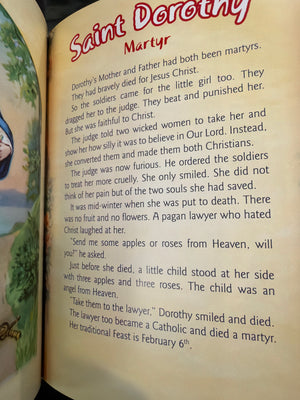 Book of Saints for Catholic Children - Full Color Illustrated Hardcover by Fr. Daniel Lord