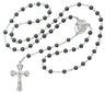 Ecce Homo Hematite Rosary